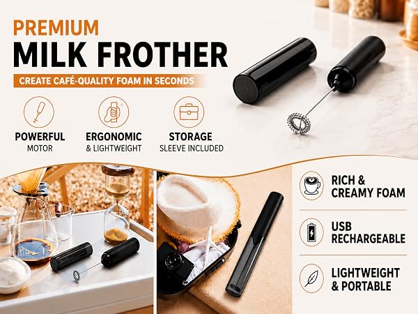 Hand Held Milk Frother