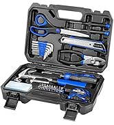 Prostormer 49-Piece Portable Tool Kit, Basic Household Repair Tool Set with Toolbox Storage Case,...