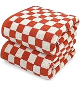 Jacquotha Ultra Soft Bath Towels 2 Pack - Checkered Towels Set - 520 GSM Cotton Highly Absorbent ...
