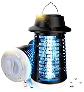 Bug Zapper Outdoor Indoor, Mosquito Zapper, Fly Trap, Waterproof Insect Killer, 3800V Electric Fl...