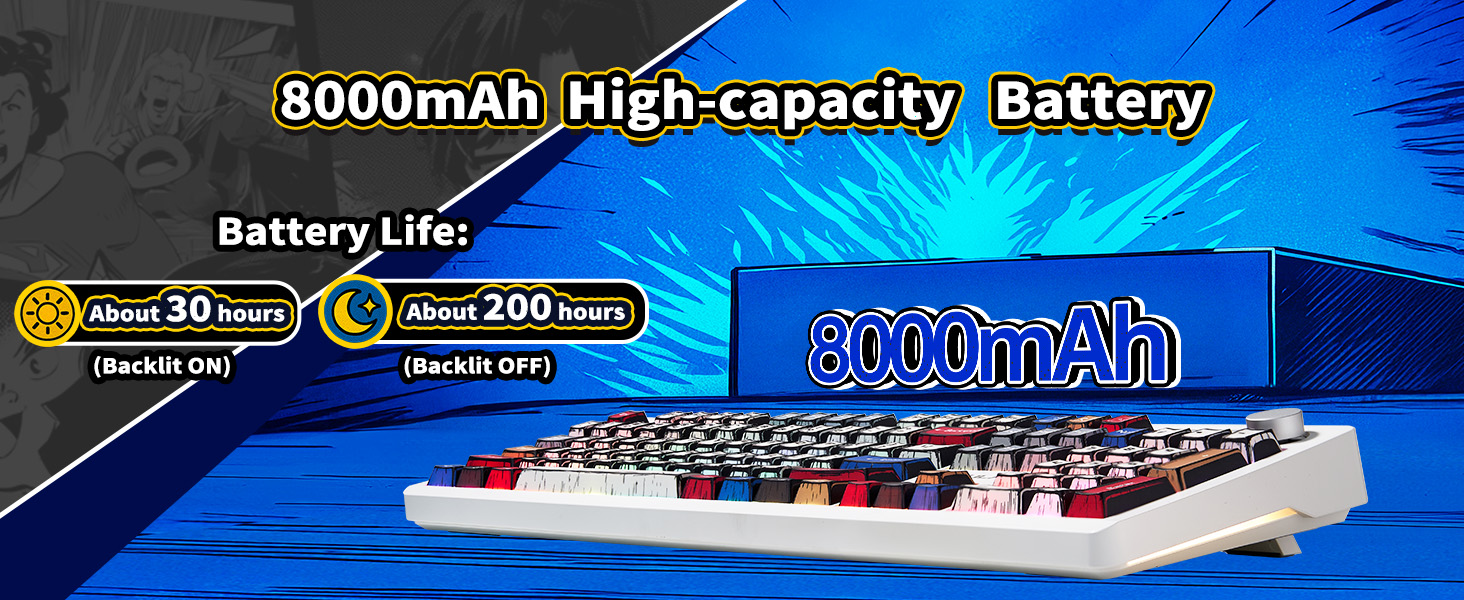 8000mAh Battery