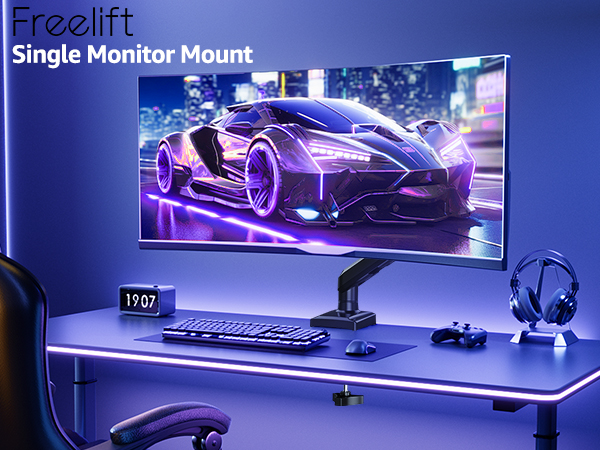 single monitor mount