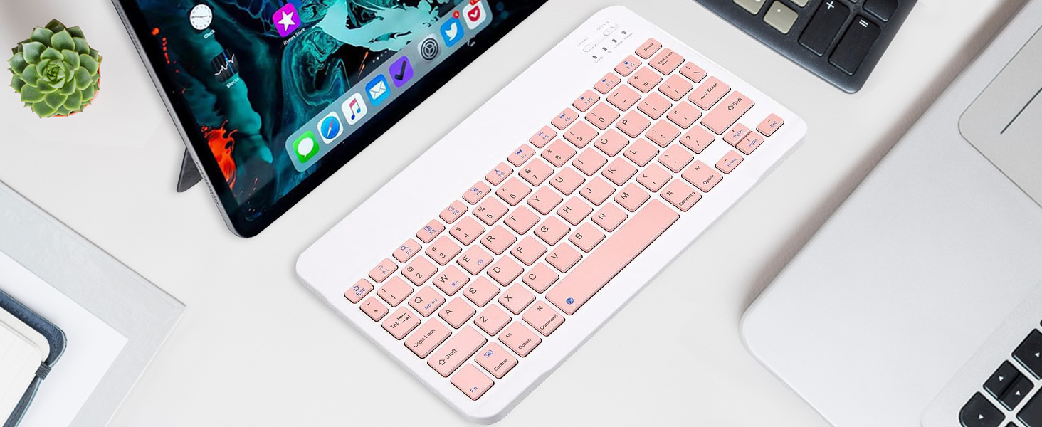 ipad keyboard pink