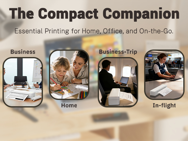 The Compact Companion: Essential Printing for Home, Office, and On-the-Go.