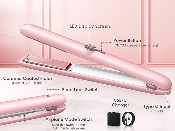 cordless flat iron