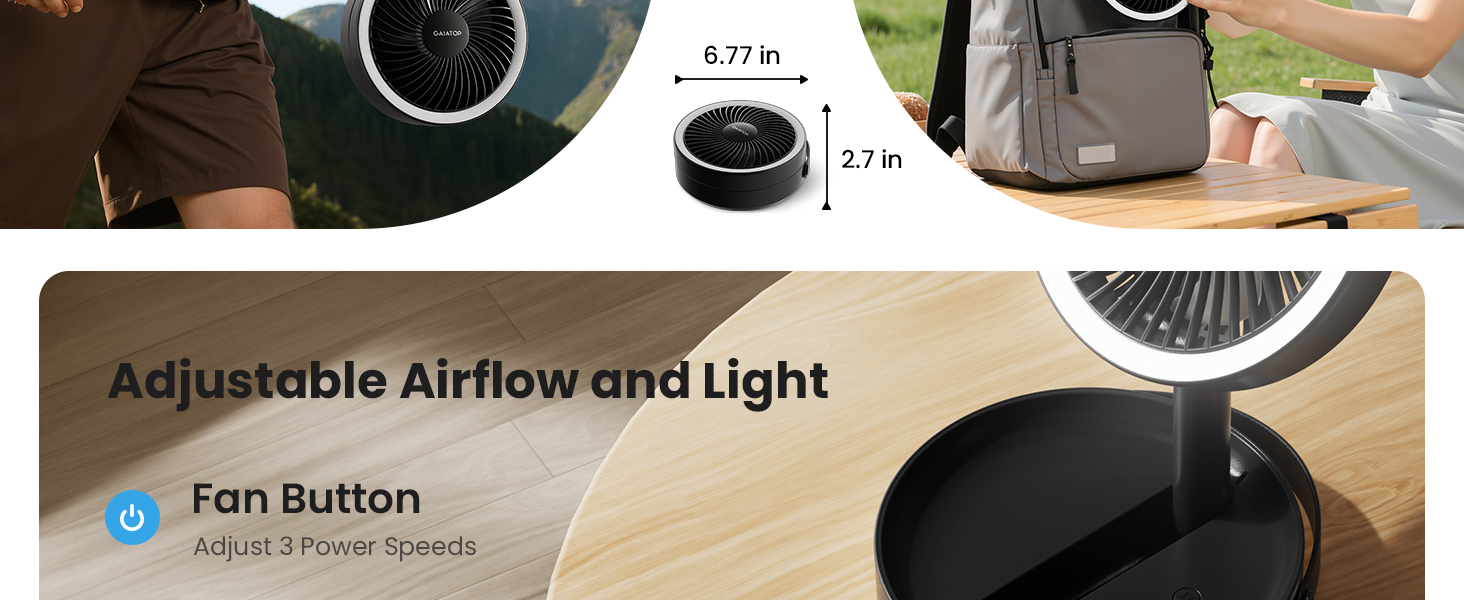 foldable fan dorm fan portable rechargeable fan mini fan for desk
