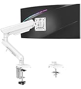 Single Monitor Desk Mount, 13-32 inch Adjustable Gas Spring Monitor Arm, Computer Monitor Stand H...
