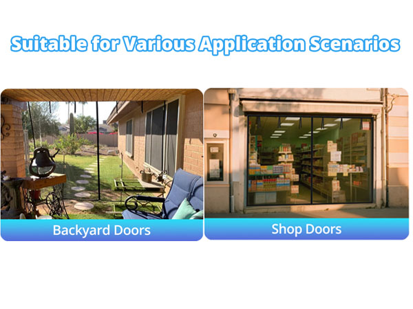 garage door screen 2 car