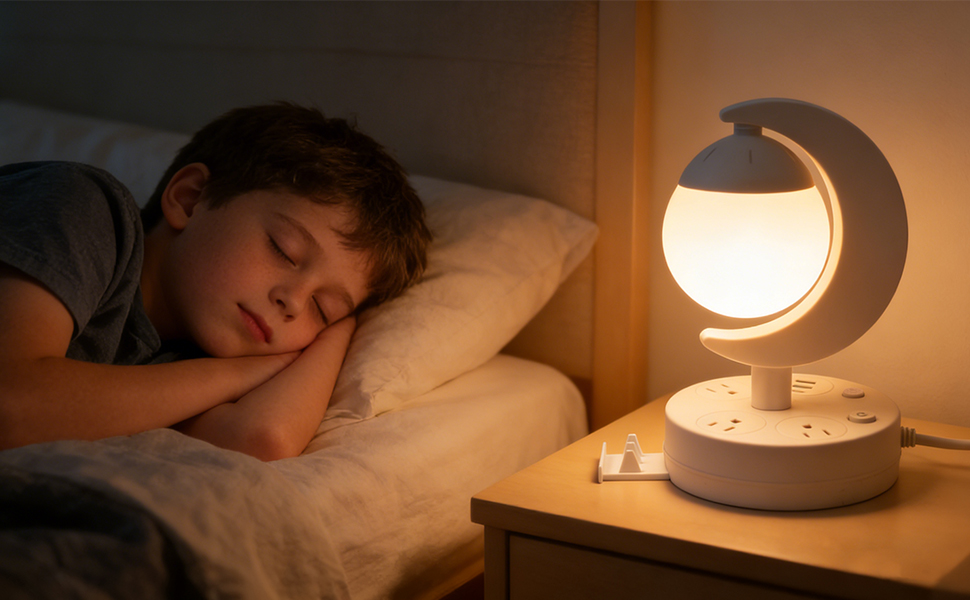 Table Lamp with USB Charging Port