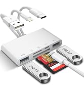 Universal Memory Card Reader [5-in-1] Card Reader for Camera Memory Card TF/SD Card Reader USB OT...