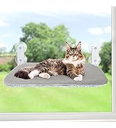 Sunhoo Cat Window Hammock Perch Cordless Perches Window Sill Seat Bed Foldable Stable Lounger Upg...