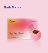 Bath Bombs Gift Sets- 6 Fizzies Luxury Large Size with Real Flowers and Natural Organic Essential...