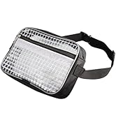 Synvicovan 9.8 Inch Fanny Pack Tool Bag -Transparent &amp; Anti-static Cleanroom Waist Pack Belt Bag ...