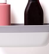 SlipX Solutions Patented Shower Organizer Caddy, Sturdy Storage Organizer, Power Lock Suction Cup...