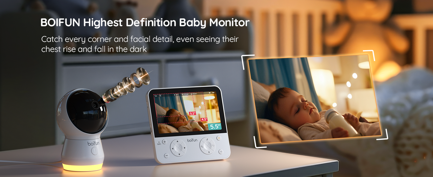 BOIFUN Highest Definition Baby Monitor