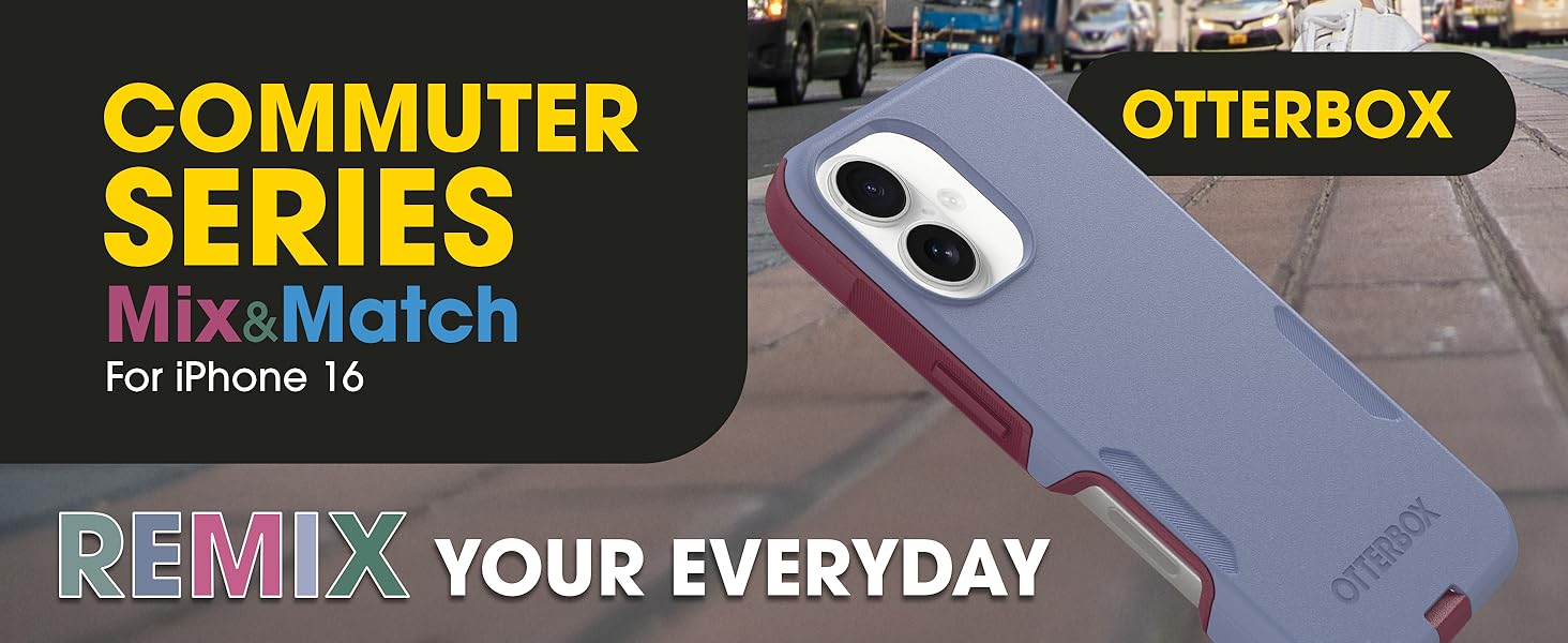 otterbox commuter case shown in berry seriously color