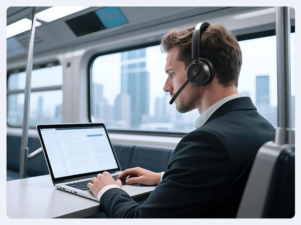 noise cancelling headphones with microphone