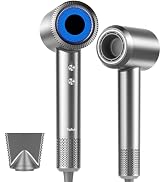 Hair Dryer, High-Speed Ionic Low Noise Blow Dryer with 160000 RPM Motor for Fast Drying, Thermo-C...
