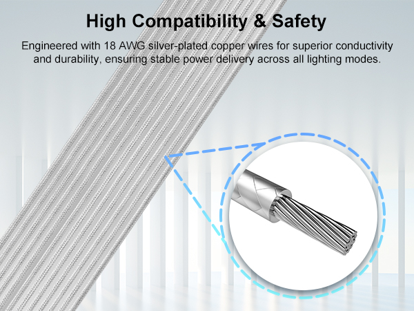 white cable extensions pc