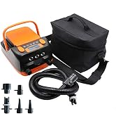 Rechargeable Sup Air Pump Electric Portable, 16PSI 12V with Battery, Stand Up Paddle Board Electr...