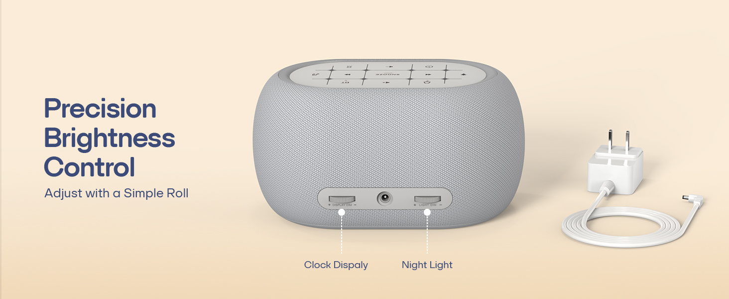 Dimmable alarm clock