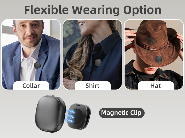 magnetic clip microphone