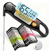 Antonki Meat Thermometer Digital - Instant Read Food Thermometer with Backlight for Cooking Grill...