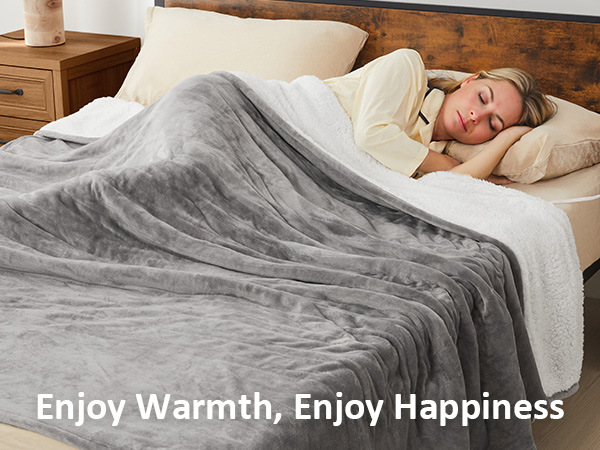 electric blanket/Queen size heated blanket/Queen size with dual control washable heating blanket