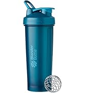 BlenderBottle Classic V2 Shaker Bottle Perfect for Protein Shakes and Pre Workout, 32-Ounce, Ocea...