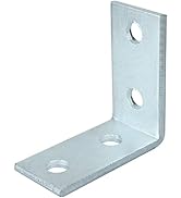 heneng 6 Pcs 4 Hole L Shaped Connector Bracket for 1-5/8