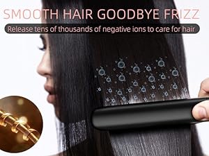 Women’s Negative Ion Hair Straightener Styling Tool,Flat Iron Hair for All Hair Types