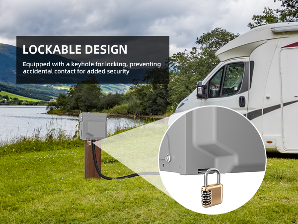 rv power outlet box