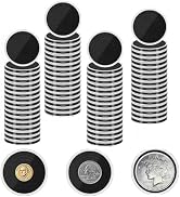 zandfelo 60 Pcs 17-40mm Coin Holders,Silver Dollar Coin Holders, Round Coin Holder for Collectors...