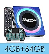 BL Android TV Box 13.0, 2024 Android TV Box 6K 8K Wi-Fi 6 4GB RAM 64GB ROM, X88PRO 13 TV Box Andr...