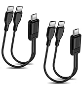 MISYNLON USB C to USB C Splitter Cable, 2 in 1 Dual Type C Power Supply Cord, Short USB C Cable f...