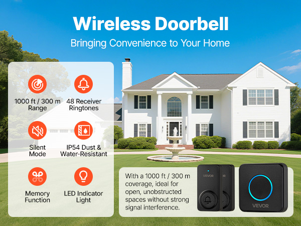 wireless doorbell for home