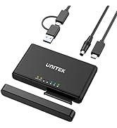 Unitek M.2 and SATA to USB Duplicator with 2.5" /3.5" SATA Hard Drive Adapter Converter, USB C 3....