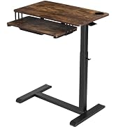 ETHU Overbed Table with Wheels, Upgrade Medical Table with Drawer, Hospital Bed Table, Workstatio...