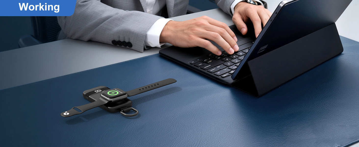 Portable Charger for Apple Watch Fast Charging iWatch working Camping Travel Essentials Accessories