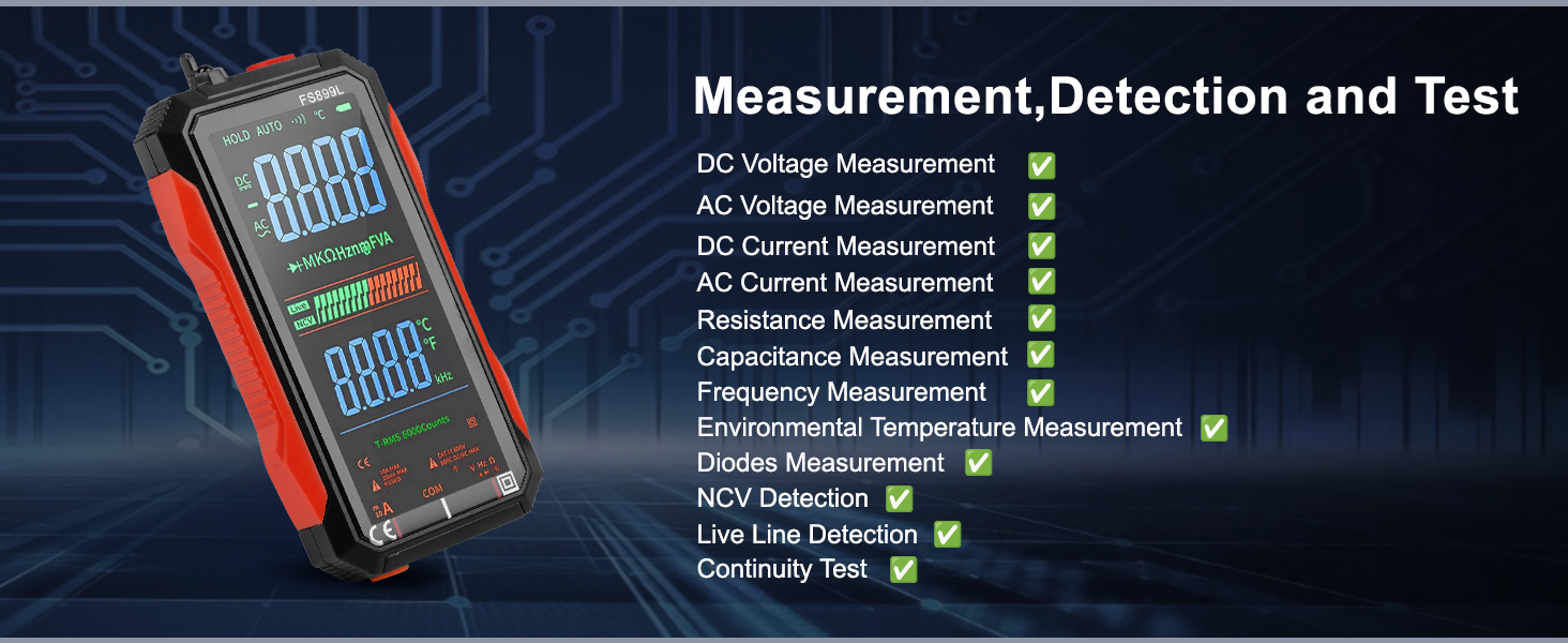 fs899l multimeter