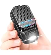 INFURTURE Clip on Bluetooth Speaker with RGB/Flashlight mini Bluetooth Speaker (Non-Magnetic)-Bui...