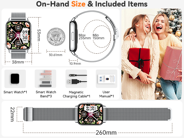 smart watch for women iphone/android