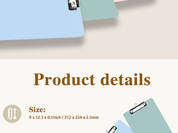 Plastic Clipboards
