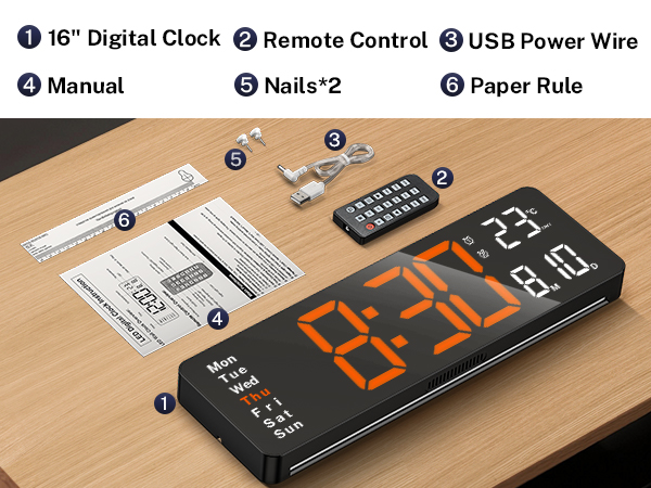 LED WALL CLOCK