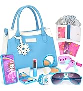 Officygnet Toddler Purse for Girls, Princess Makeup Play Girl Toys for 3 4 5 6 7 8 Years Old, Bir...