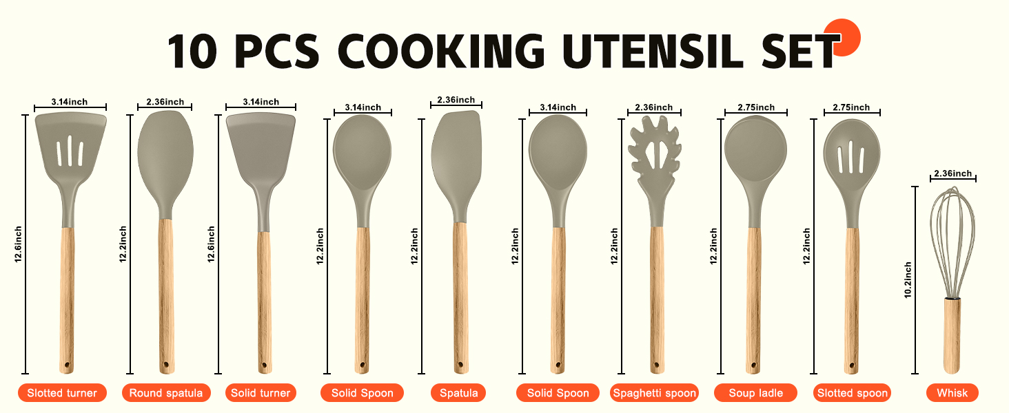 kitchen utensils set