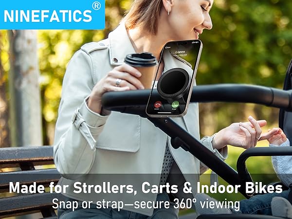 stroller phone holder