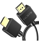 FOINNEX 4K HDMI Cable 6.6ft, High Speed 18Gbps HDMI 2.0 Cable, Support HDR, 3D, 2160P, 1080P, Eth...