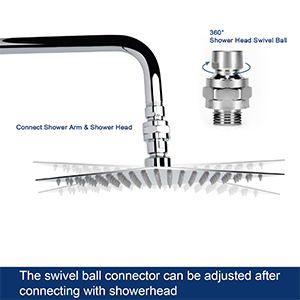 shwoer head swivel ball