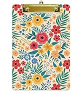 Hongri Small Plastic Clipboard, Fashion Design A5 Size Memo Clipboards for Students, Kid, Women, ...